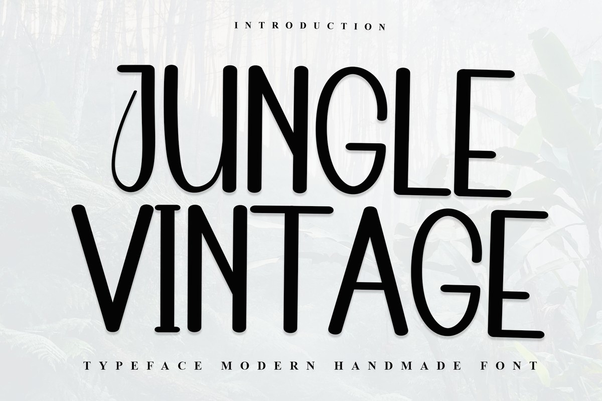 폰트 Jungle Vintage