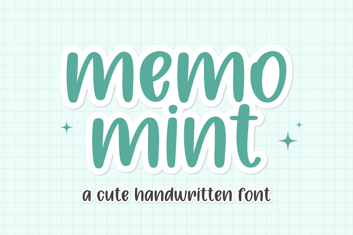 폰트 Memo Mint
