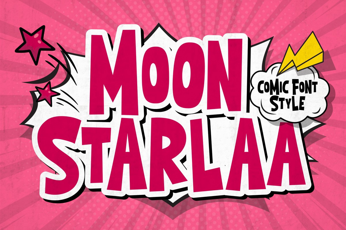 폰트 Moon Starlaa