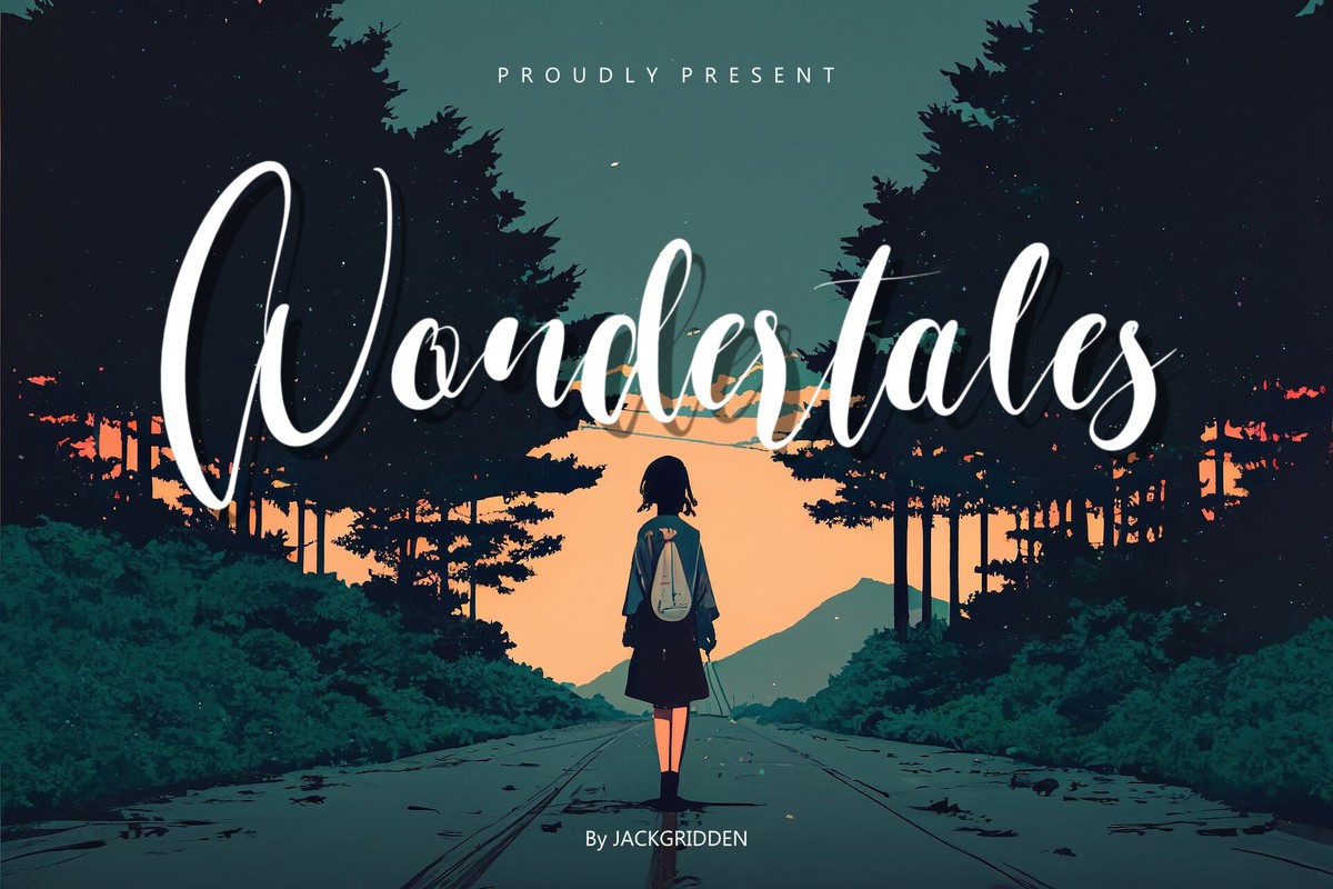 폰트 Wondertales