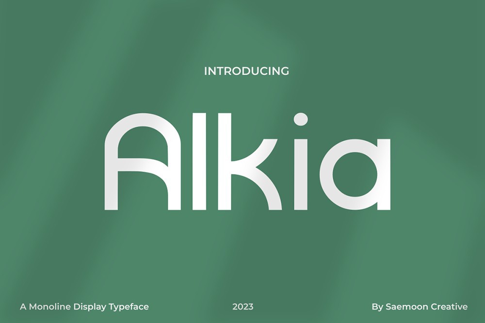 폰트 Alkia