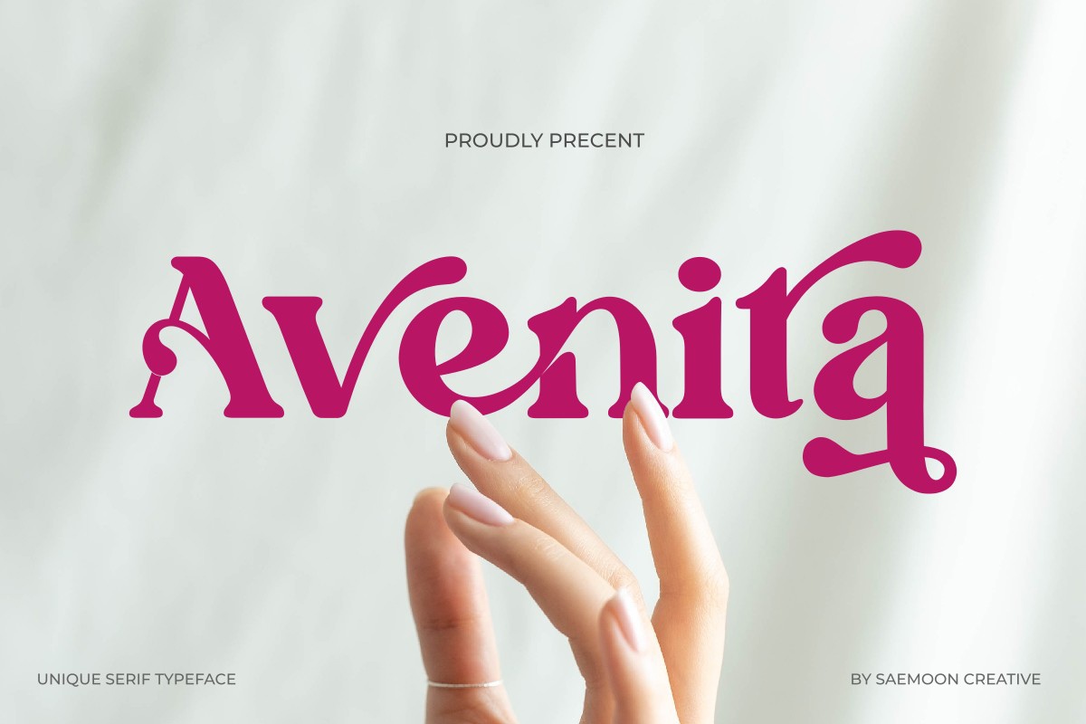 폰트 Avenita