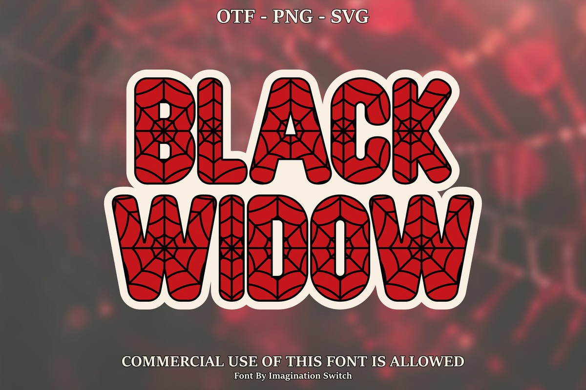 폰트 Black Widow