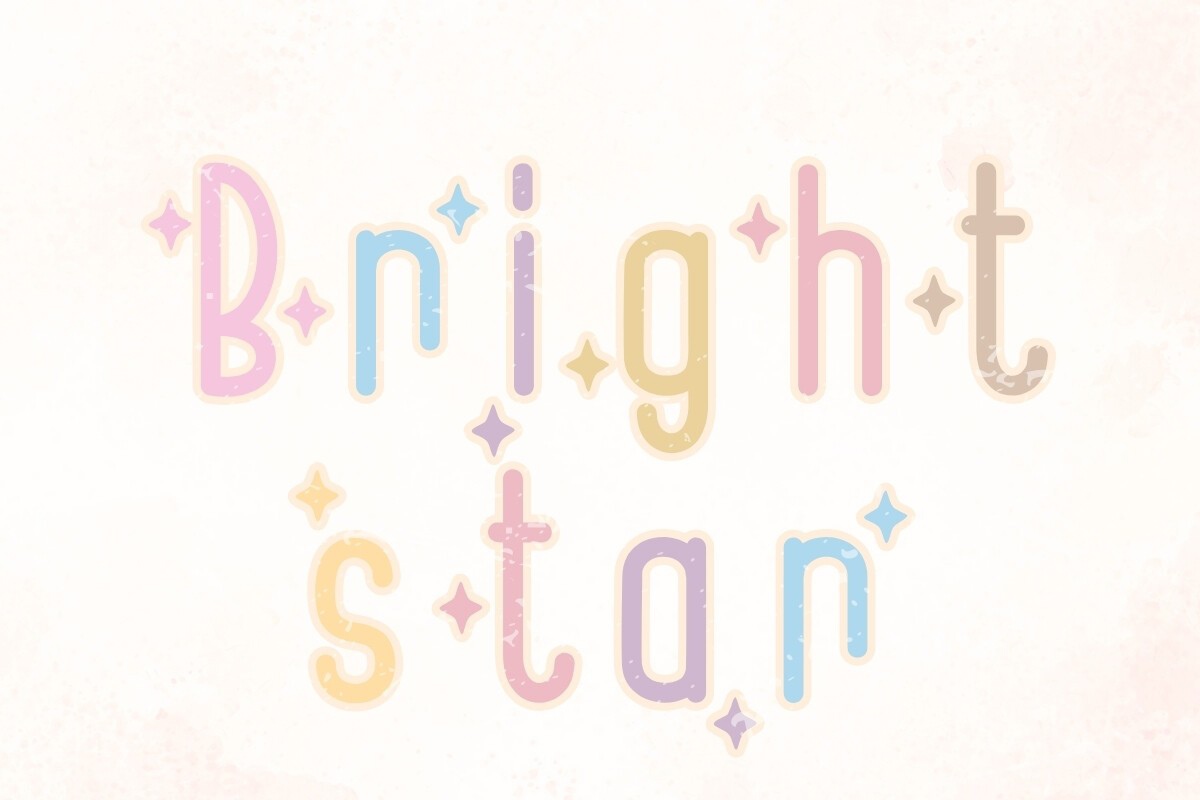 폰트 Bright Star