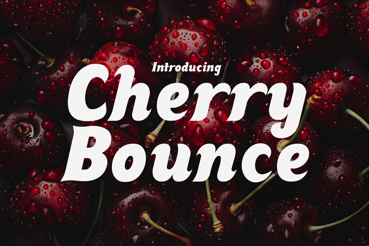 폰트 Cherry Bounce