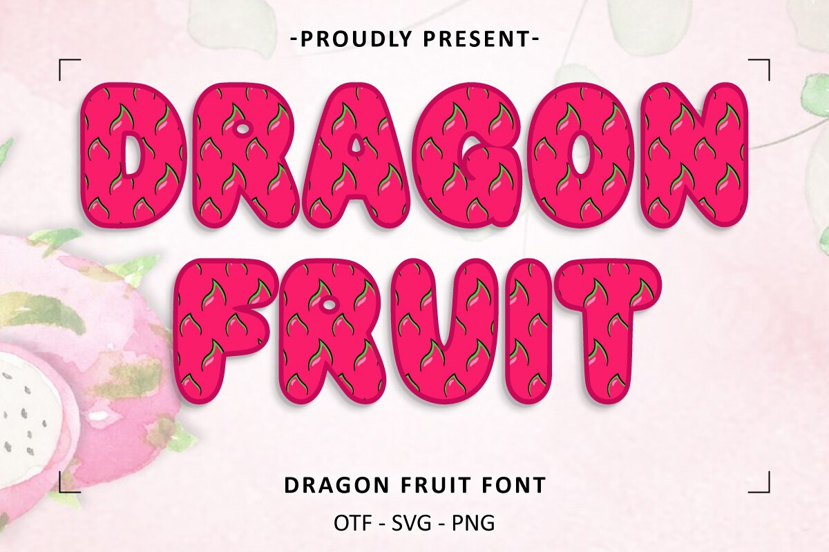 폰트 Dragon Fruit