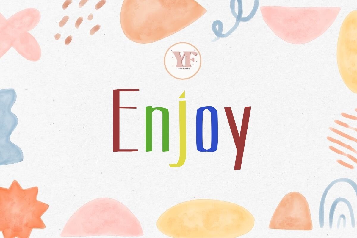 폰트 Enjoy