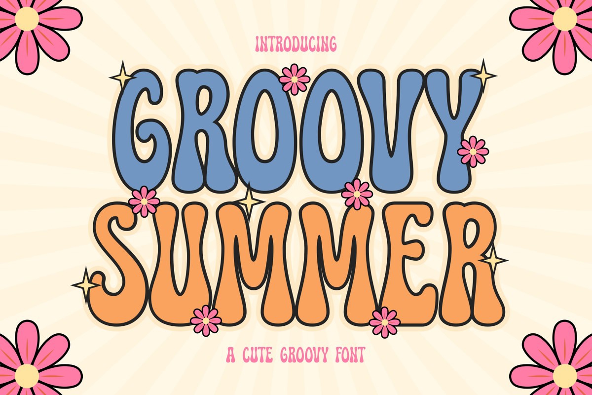 폰트 Groovy Summer