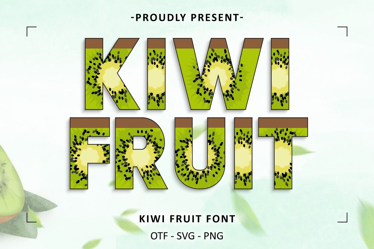 폰트 Kiwi Fruit