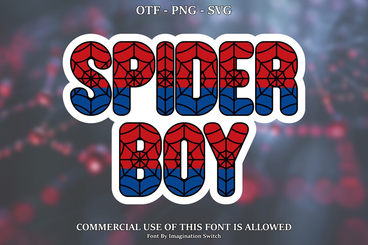폰트 Spider Boy