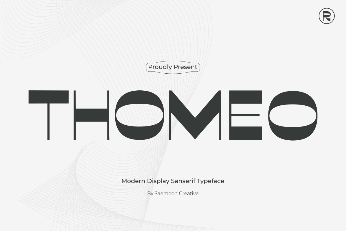 폰트 Thomeo