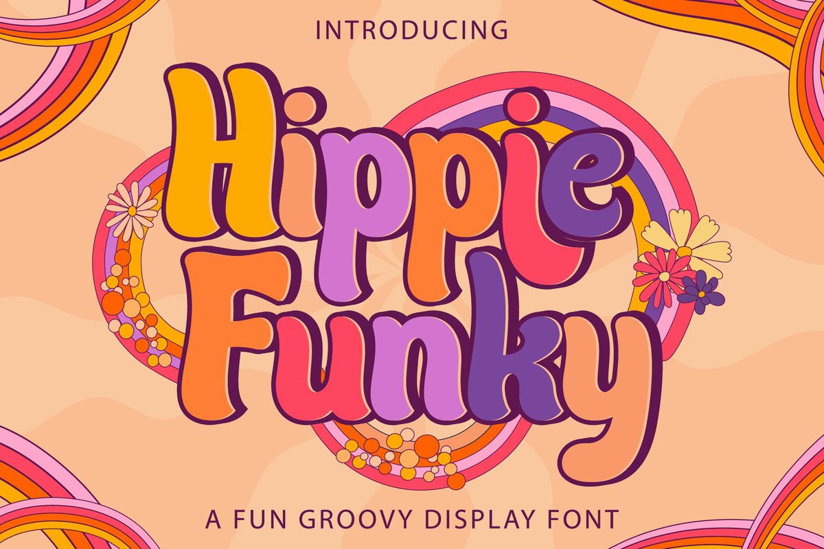 폰트 Hippie Funky