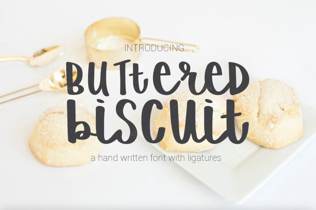 폰트 Buttered Biscuit