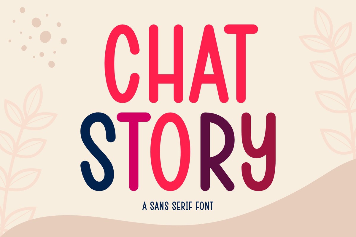 폰트 Chat Story