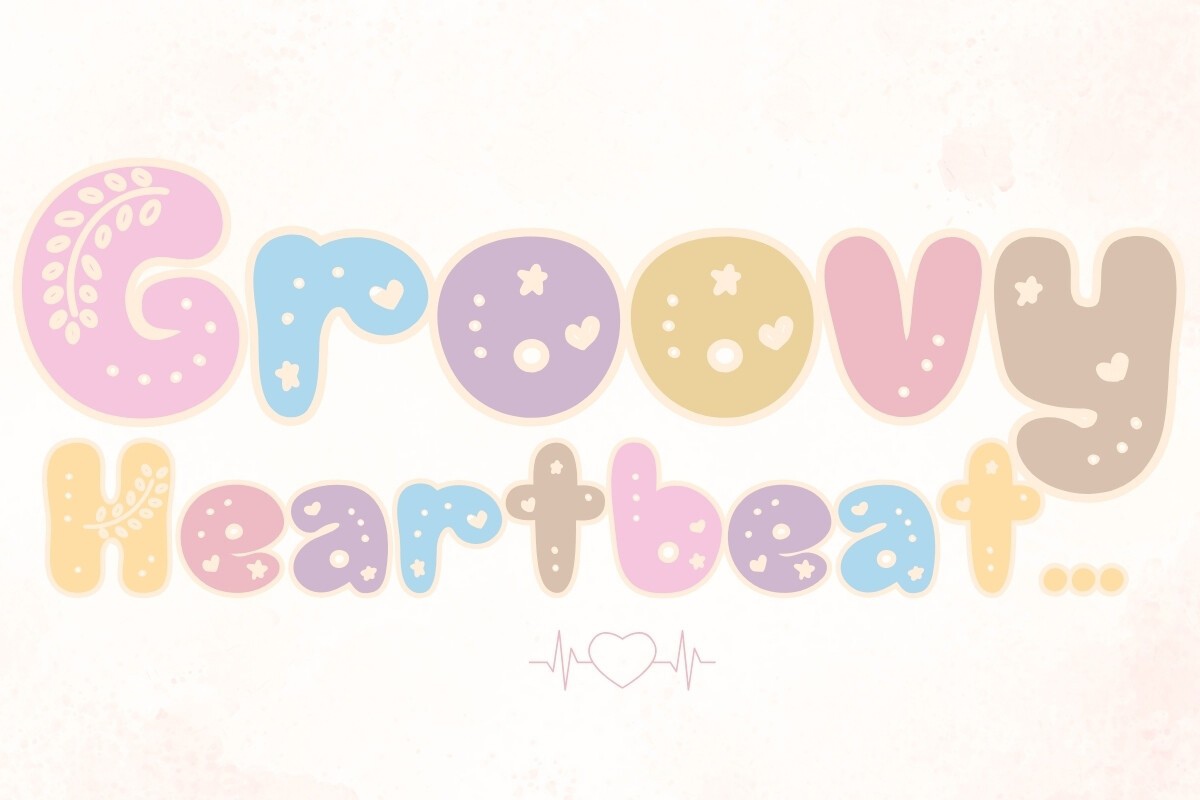폰트 Groovy Heartbeat