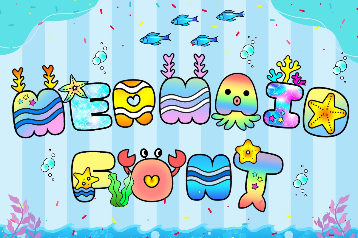 폰트 Mermaid 3
