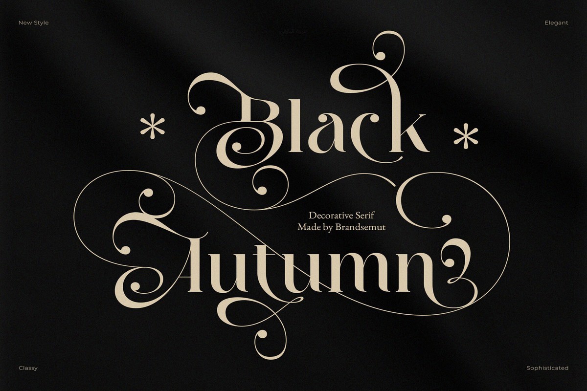 폰트 Black Autumn