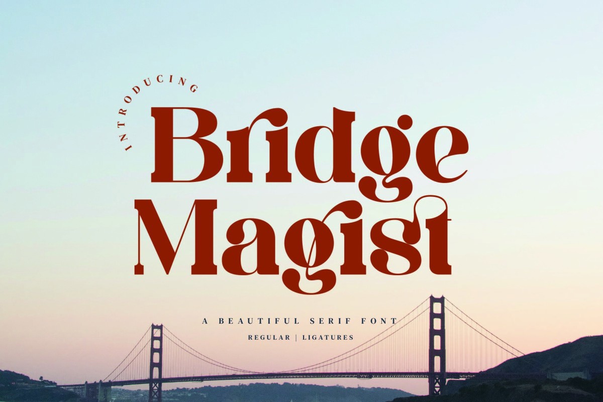 폰트 Bridge Magist