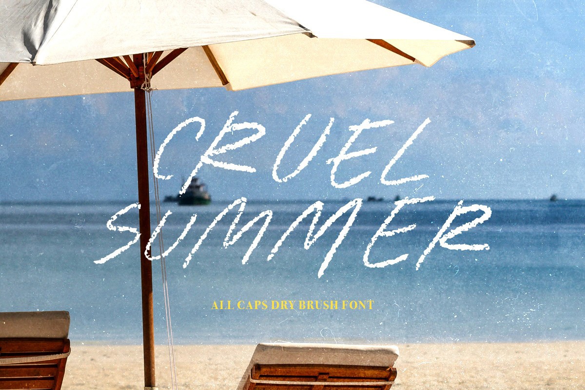 폰트 Cruel Summer