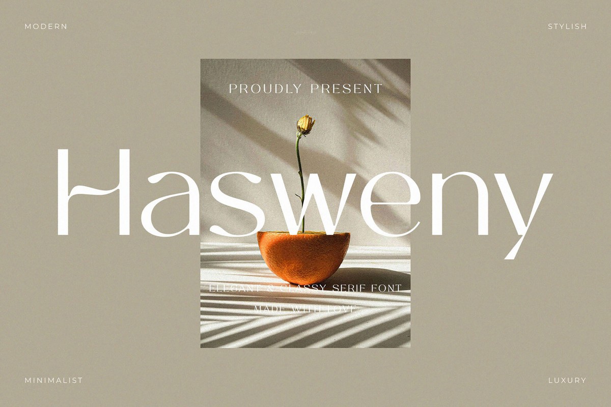폰트 Hasweny