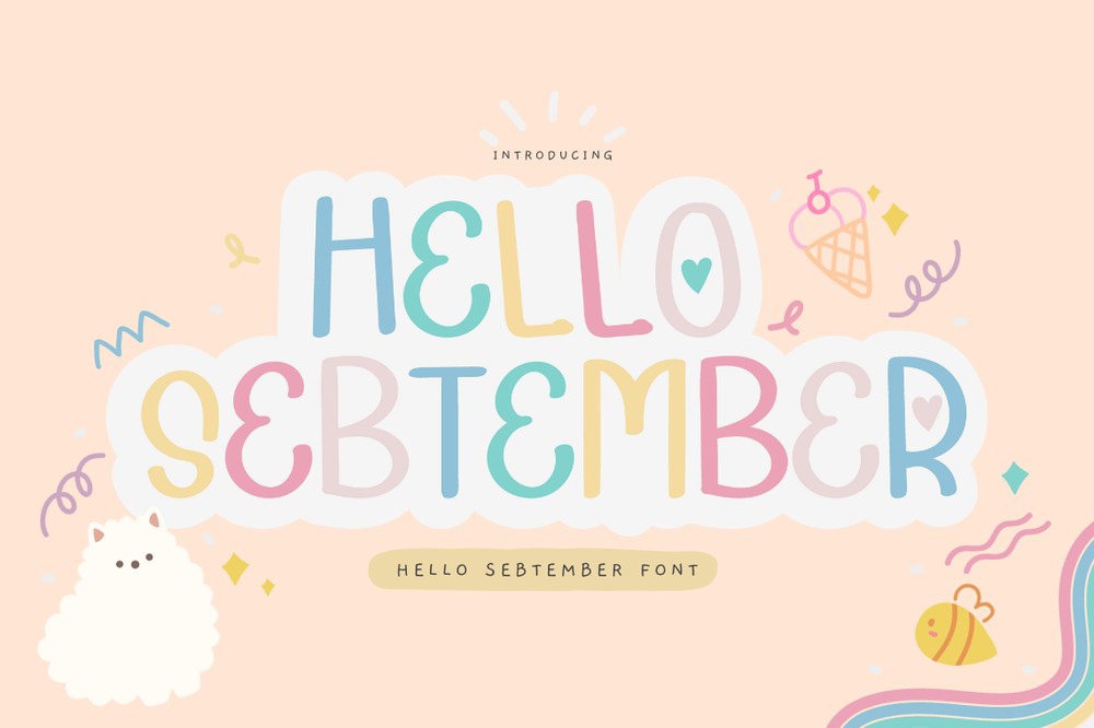 폰트 Hello September
