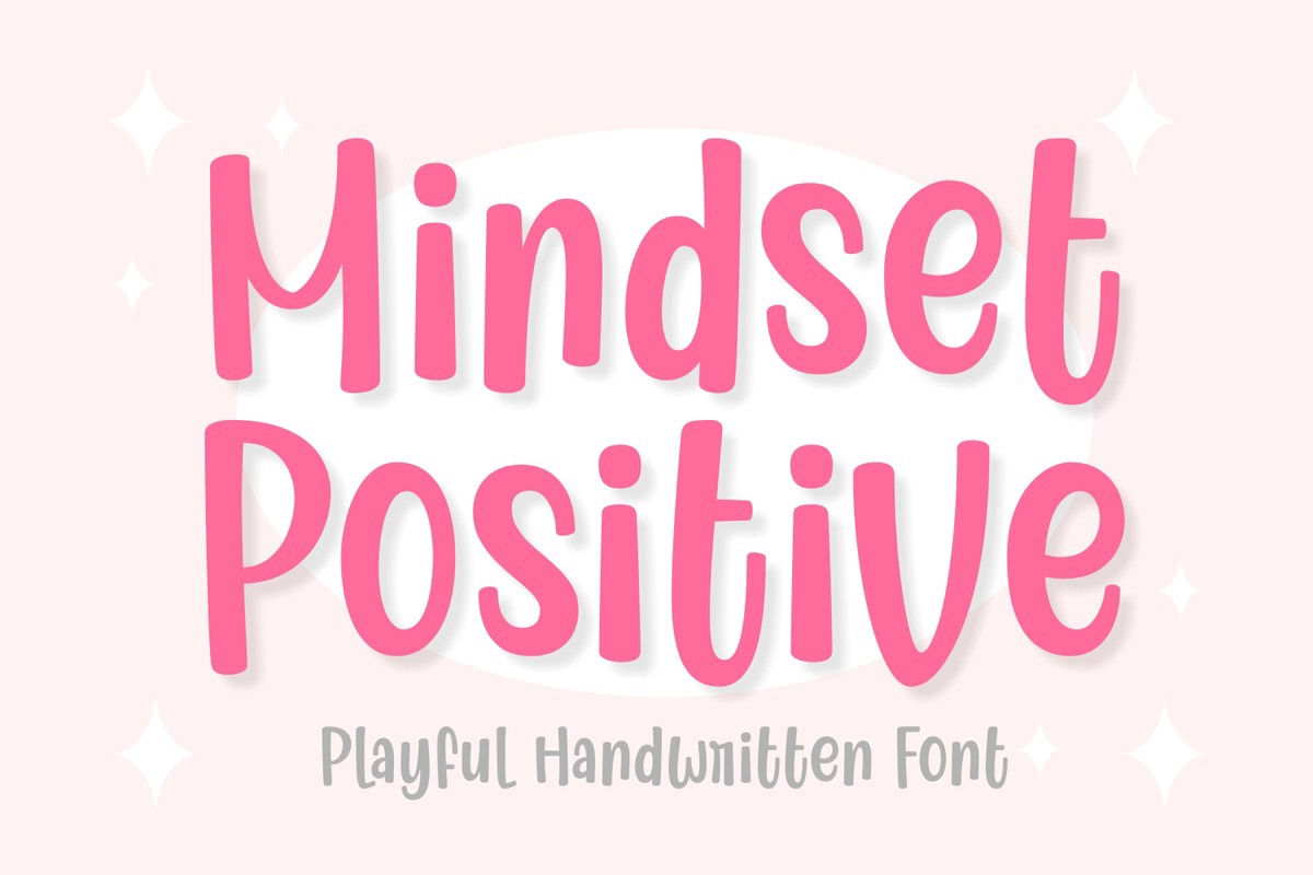 폰트 Mindset Positive