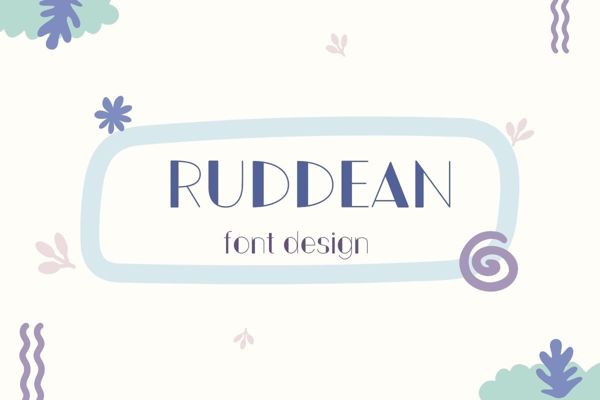 폰트 Ruddean