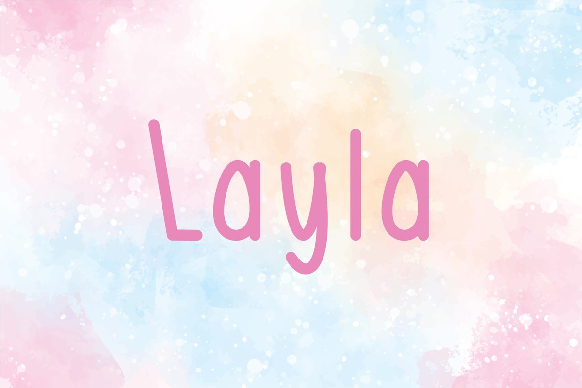 폰트 Layla
