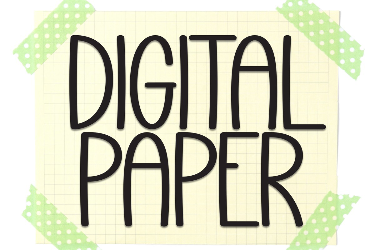 폰트 Digital Paper