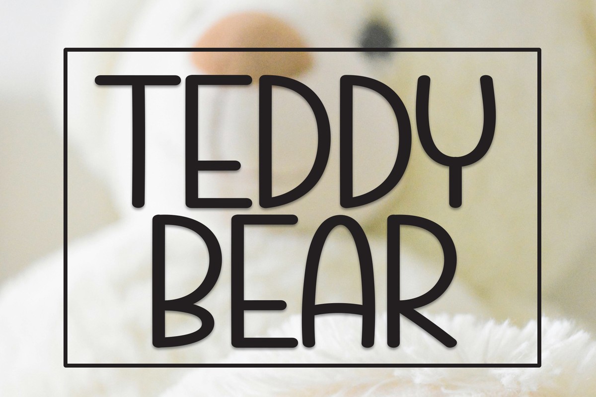 폰트 Teddy Bear