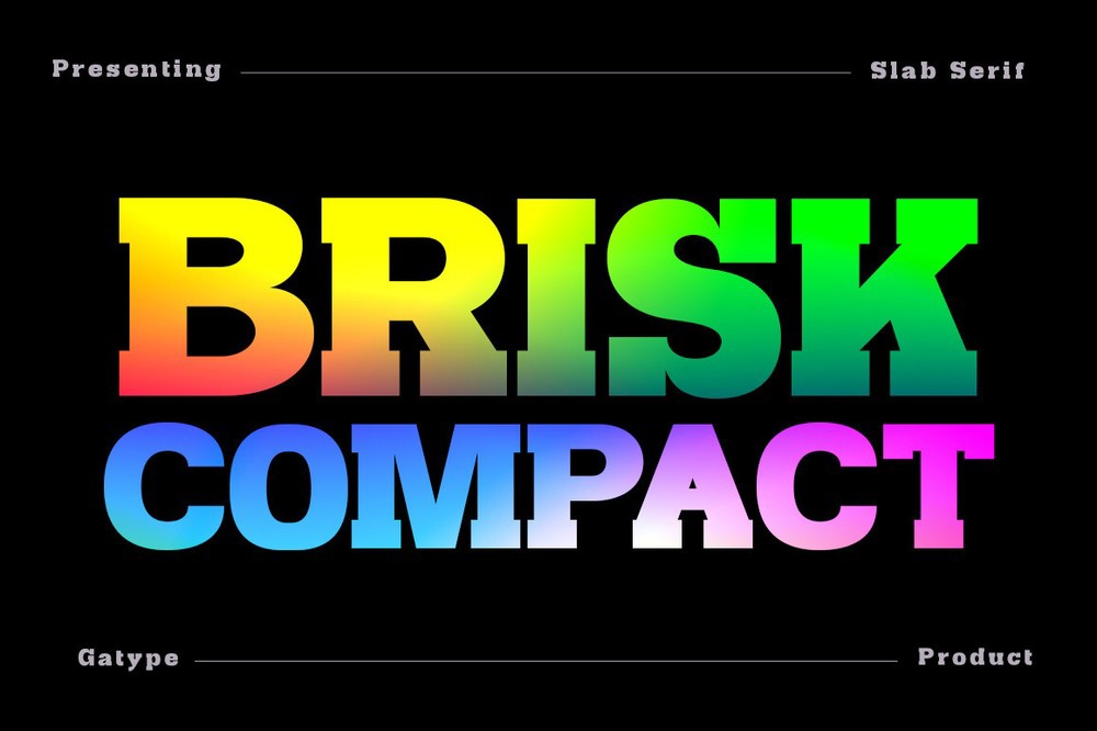 폰트 Brisk Compact
