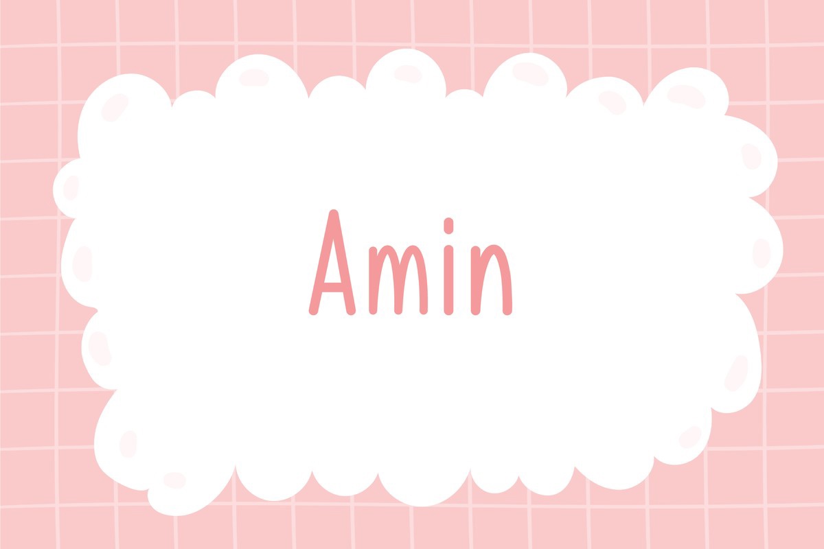 폰트 Amin