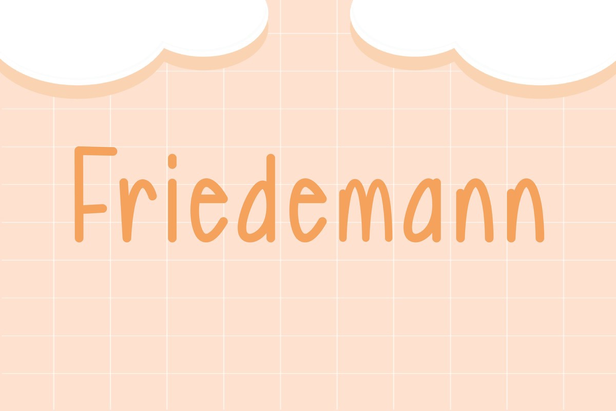 폰트 Friedemann