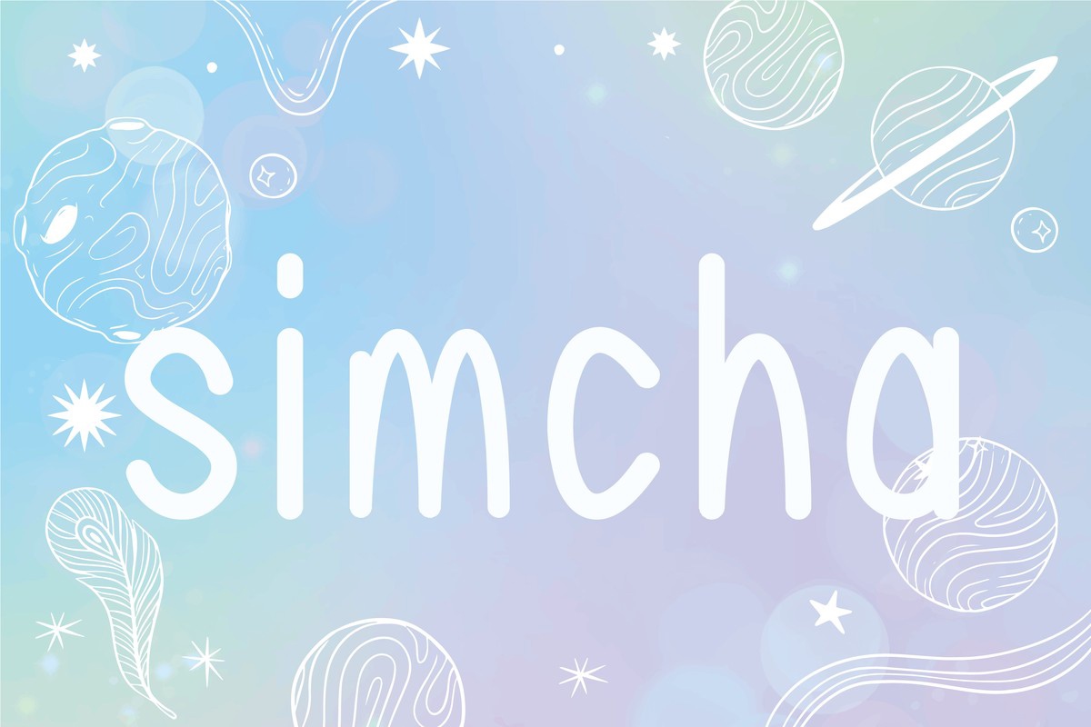 폰트 Simcha