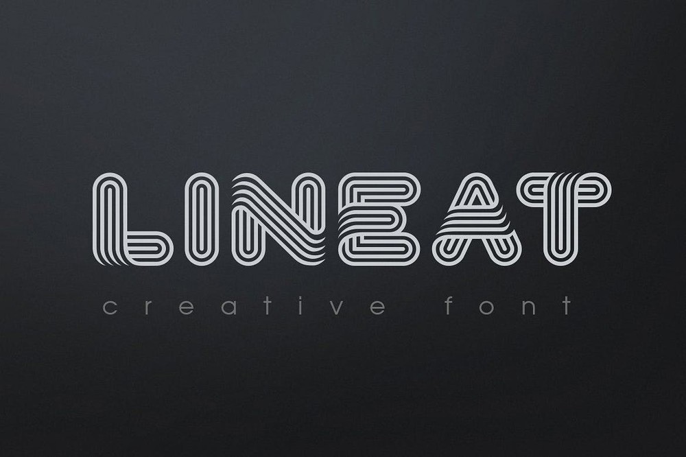 폰트 Lineat