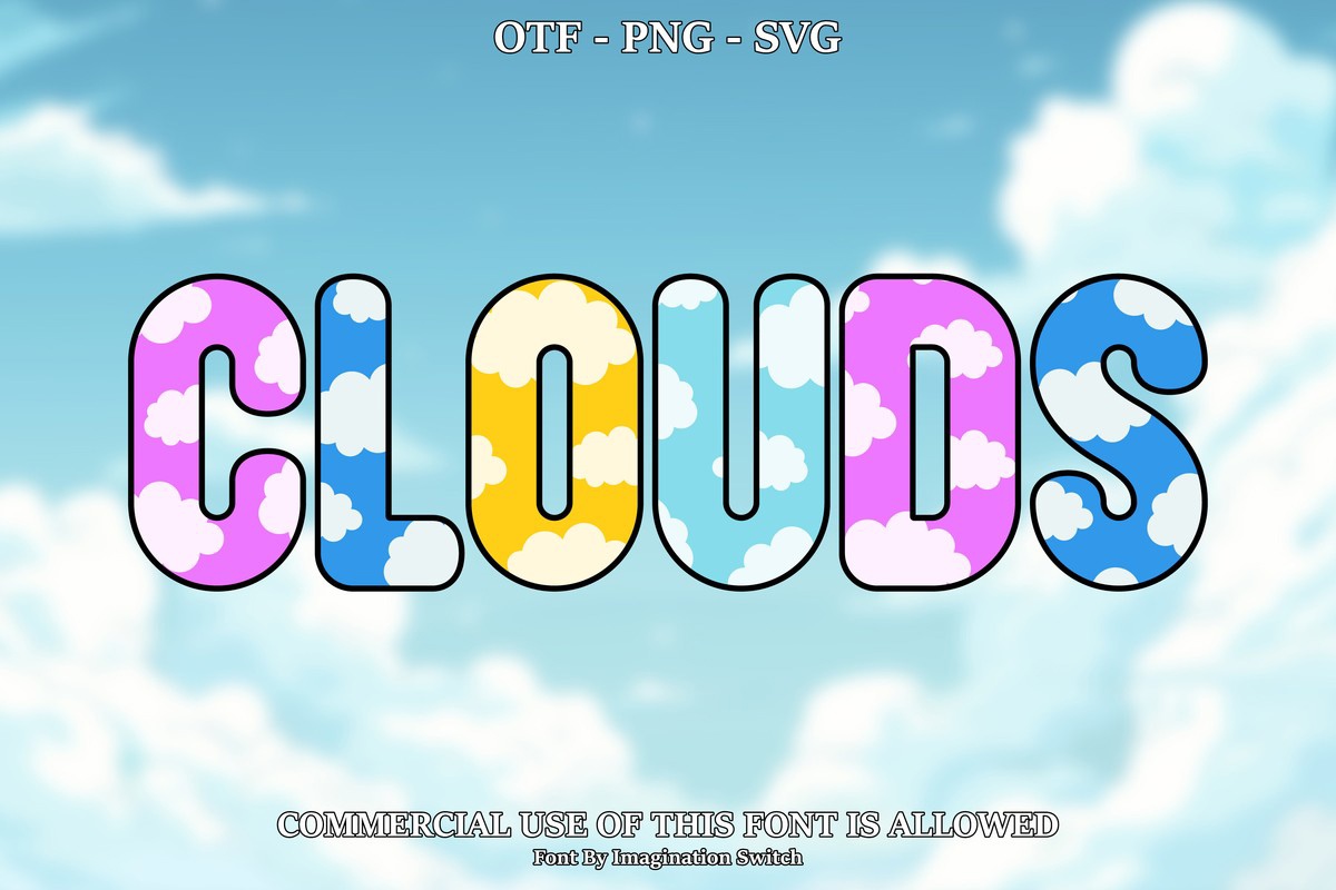 폰트 Clouds