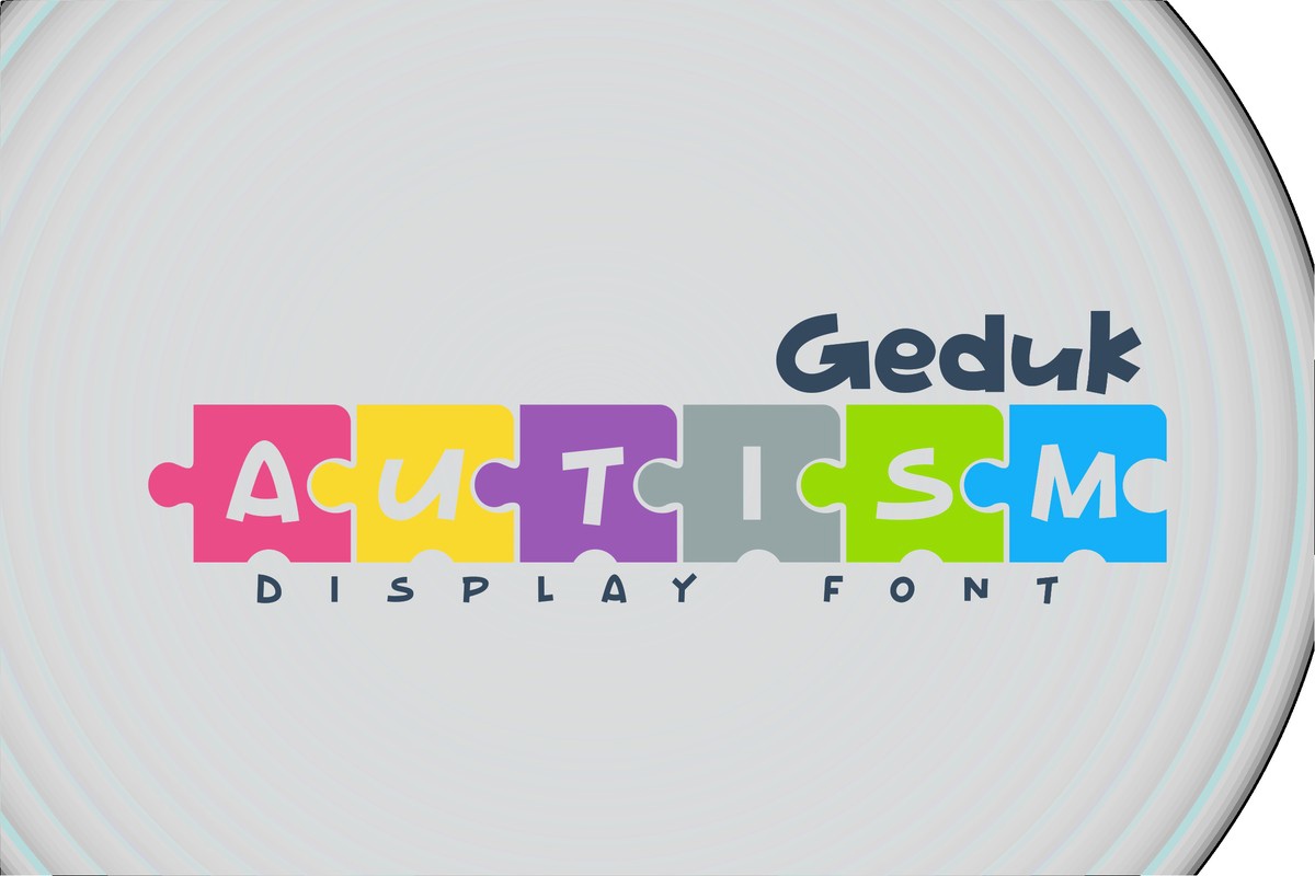 폰트 Geduk Autism