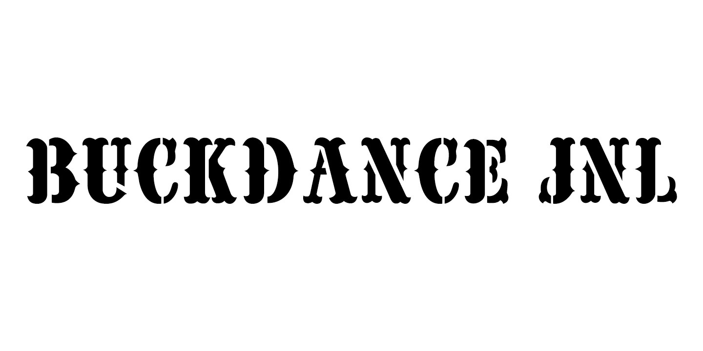 폰트 Buckdance JNL