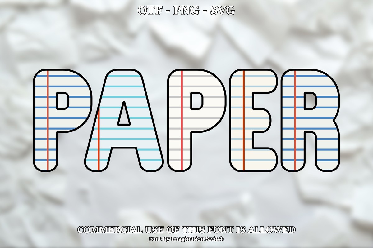 폰트 Paper