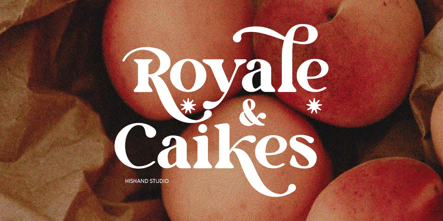 폰트 Royale & Caikes