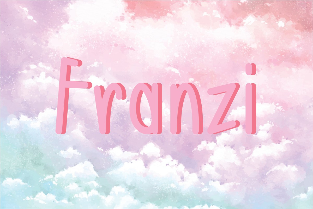 폰트 Franzi