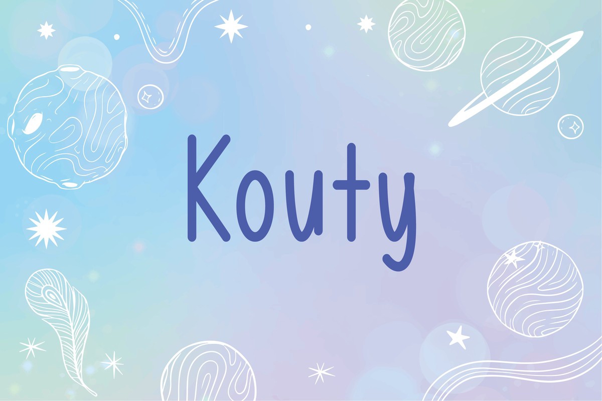 폰트 Kouty