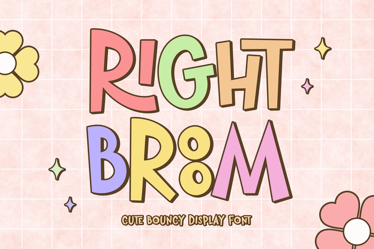 폰트 Right Broom