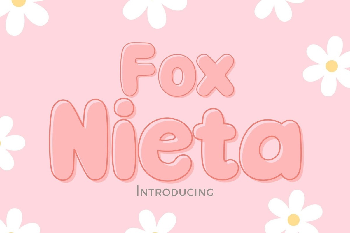 폰트 Fox Nieta