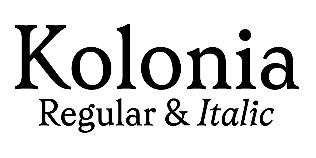 폰트 Kolonia
