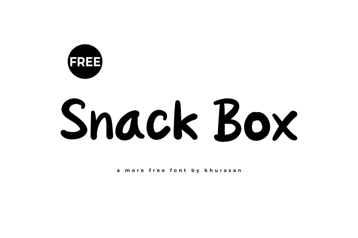 폰트 Snack Box