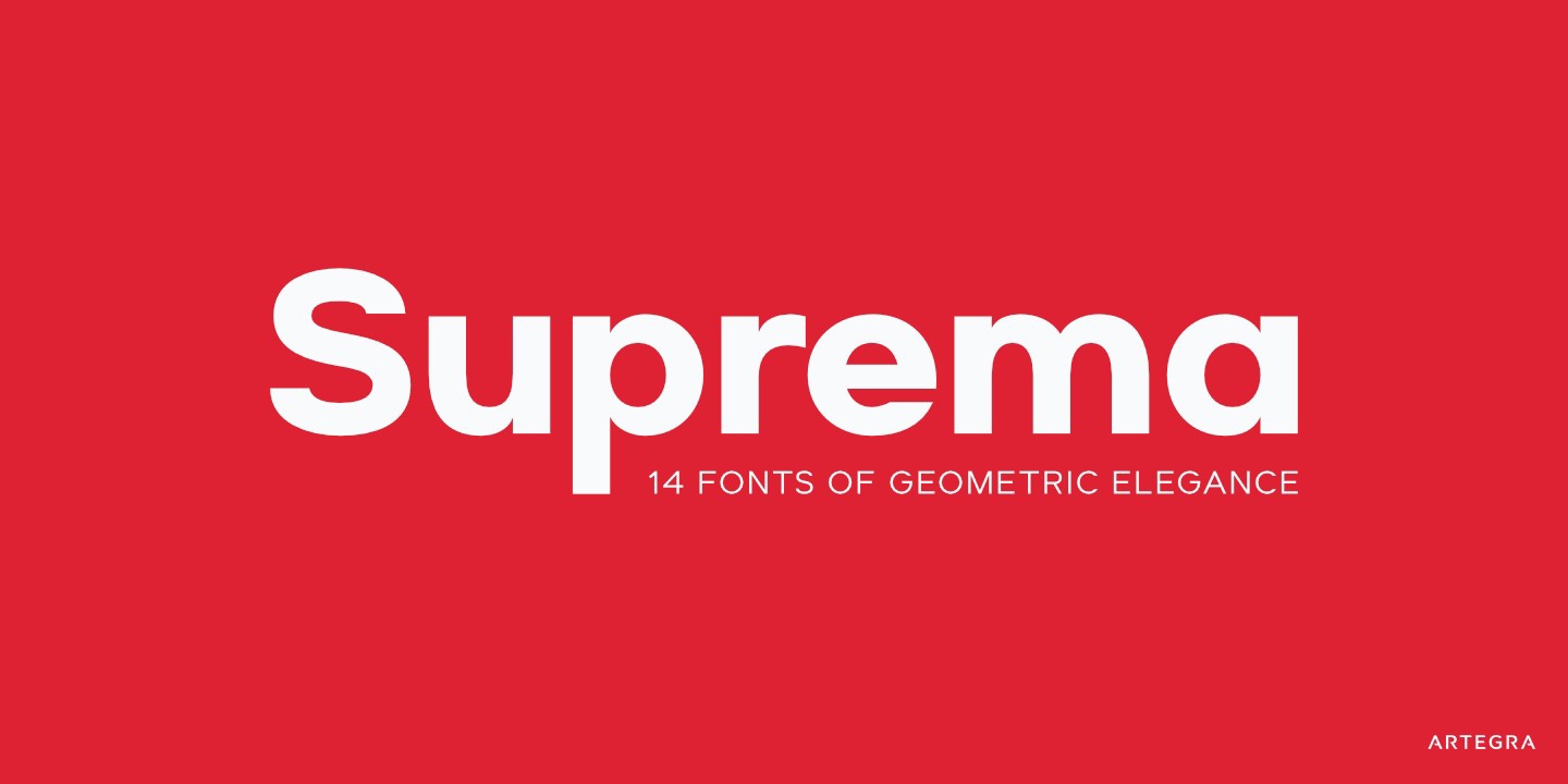 폰트 Suprema