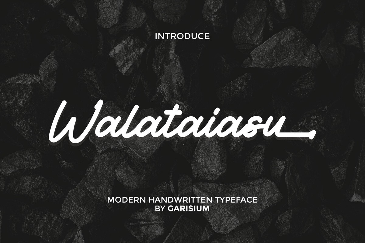 폰트 Walataiasu