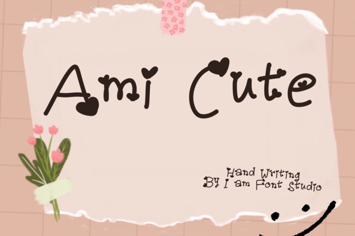 폰트 Ami Cute