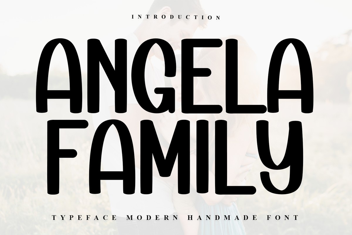 폰트 Angela Family